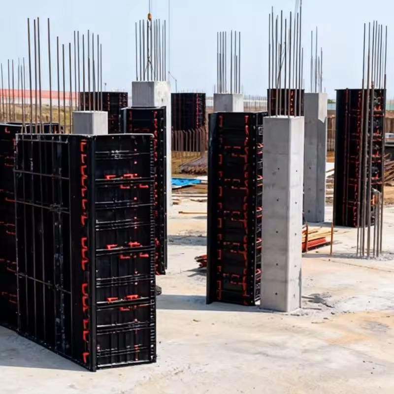 Square Plastic Concrete Moulds