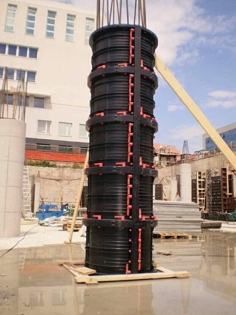 Round Plastic Concrete Moulds